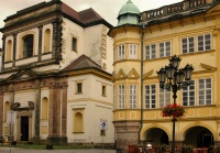 Jíčín - Valdšt. zámek a kostel sv. Jakuba