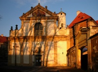 Plasy - kostel u kláštera