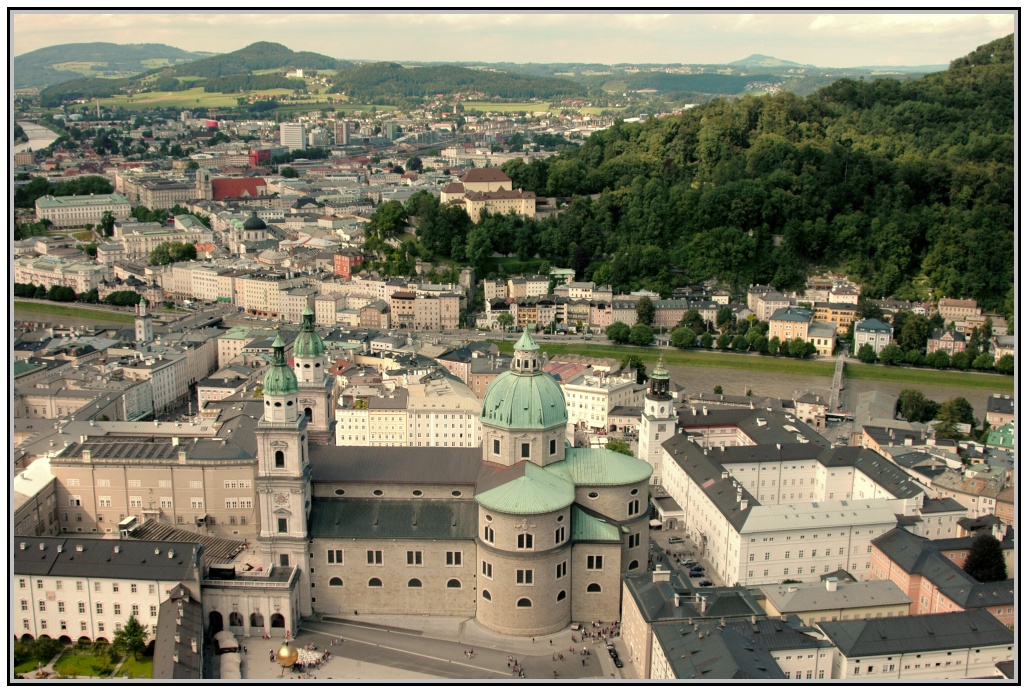 Salzburg - pohled z hradu